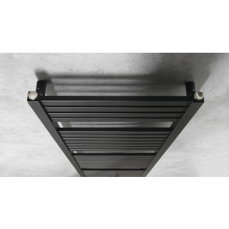 TONDI otopné těleso rovné 450x1330 mm, středové připojení, černá mat DT476T