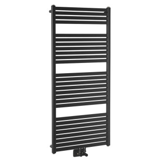 TONDI otopné těleso rovné 600x1330 mm, středové připojení, černá mat DT486T