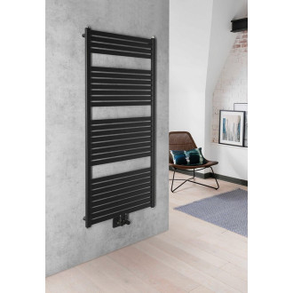 TONDI otopné těleso rovné 600x1330 mm, středové připojení, černá mat DT486T