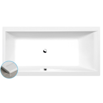 CLEO SLIM obdélníková vana 180x90x48cm, bílá 13111S