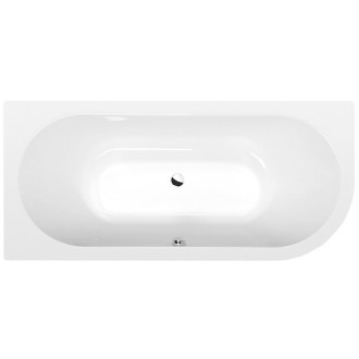 VIVA L SLIM asymetrická vana 185x80x47cm, bílá 72099S