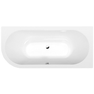 VIVA R SLIM asymetrická vana 185x80x47cm, bílá 72129S