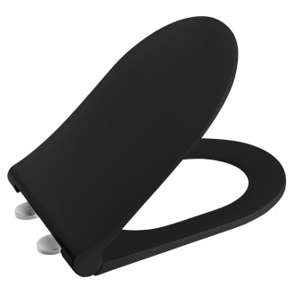 WC sedátko, SLIM, Soft Close, černá mat 100787-110