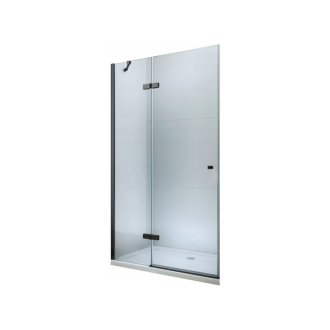 MEXEN ROMA sprchové dveře 120x190 cm 6mm, černá-čiré 854-120-000-70-00