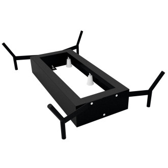 REDUTA konstrukce pro vanu 171x81cm, černá mat 72820B