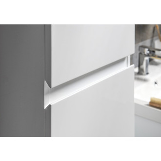 ALTAIR vysoká skříňka s košem 40x184x31cm, levá, bílá AI185L