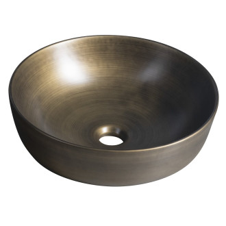 PRIORI keramické umyvadlo na desku, ? 41,5 cm, bronz PI032