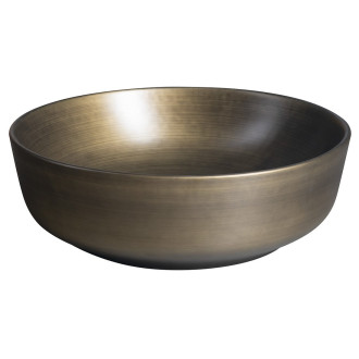 PRIORI keramické umyvadlo na desku, ? 41,5 cm, bronz PI032