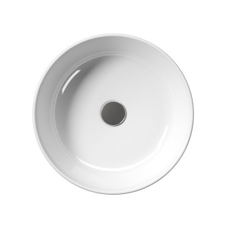 KUBE X keramické umyvadlo na desku, průměr 45cm, bílá ExtraGlaze 942711