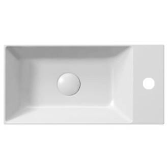 KUBE X keramické umývátko 50x25cm, pravé/levé, bílá ExtraGlaze 9486111