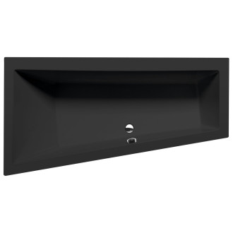 ANDRA L asymetrická vana 180x90x45cm, černá mat 72872.21