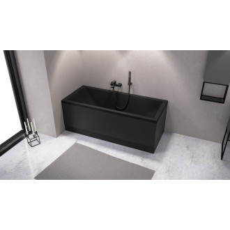 CLEO obdélníková vana 180x80x48cm, černá mat 95611.21