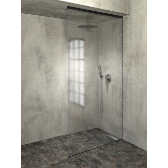 ARCHITEX sada pro uchycení skla, podlaha-stěna-strop, max. š. 1200mm, černá mat AXL2812B