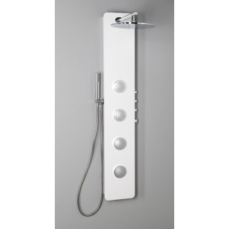 SPIRIT ROUND termostatický sprchový panel 250x1550mm, bílá 71151