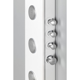 SPIRIT ROUND termostatický sprchový panel 250x1550mm, bílá 71151