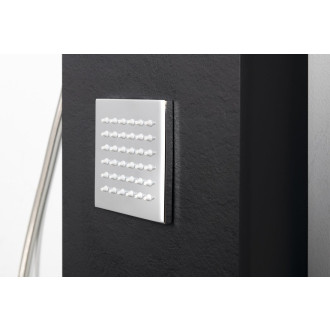 SPIRIT SQUARE termostatický sprchový panel 250x1550mm, černá 81251