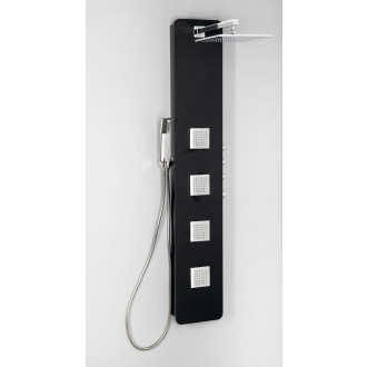 SPIRIT SQUARE termostatický sprchový panel 250x1550mm, černá 81251