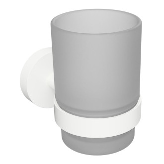 X-ROUND WHITE sklenka, mléčné sklo, bílá mat XR903W