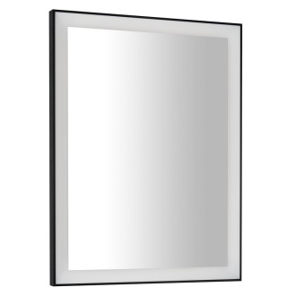 GANO zrcadlo s LED osvětlením 60x80cm, černá LG260