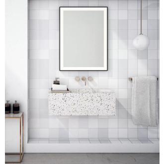 GANO zrcadlo s LED osvětlením 60x80cm, černá LG260