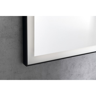GANO zrcadlo s LED osvětlením 60x80cm, černá LG260