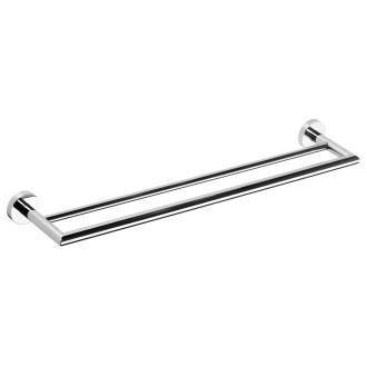X-ROUND E dvojitý držák ručníků 800x120mm, chrom XR425