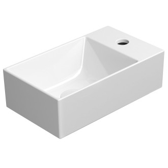 KUBE X keramické umývátko 40x23cm, pravé/levé, bílá ExtraGlaze 9484111