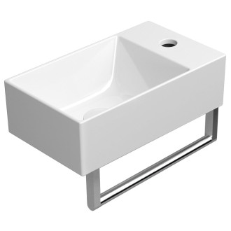 KUBE X keramické umývátko 40x23cm, pravé/levé, bílá ExtraGlaze 9484111