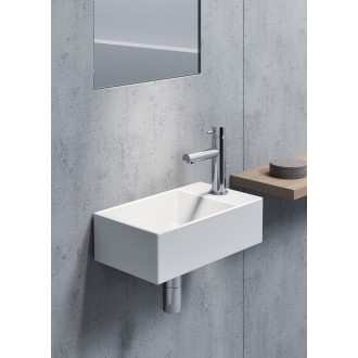 KUBE X keramické umývátko 40x23cm, pravé/levé, bílá ExtraGlaze 9484111