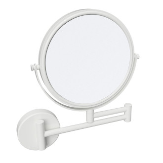 X-ROUND WHITE kosmetické zrcátko závěsné, ? 180mm, oboustranné, bílá XR006W