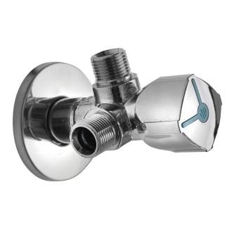 ARCO kombinovaný rohový ventil A-80 se dvěma vývody 1/2"x1/2"x1/2", anticalc CQ4105