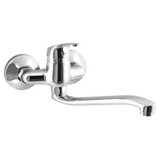 AQUALINE 35 nástěnná baterie, rozteč 100mm, ramínko ploché zvýšené, chrom 52032