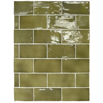 MANACOR obklad Basil Green 7,5x15 (0,5m2) (EQ-3) 26908