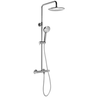 SOLARIS sprchový sloup s termostatickou baterií, chrom WD139