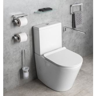 PIRENEI pevný držák ručníků 410mm, chrom PI2213