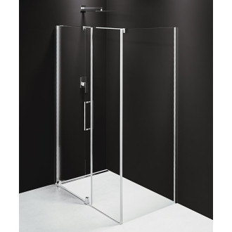 ROLLS obdélníkový sprchový kout 1300x900 mm, L/P varianta, čiré sklo RL1315RL3315