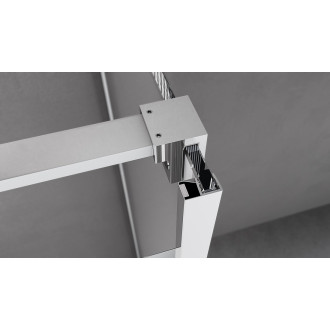 ROLLS obdélníkový sprchový kout 1300x900 mm, L/P varianta, čiré sklo RL1315RL3315