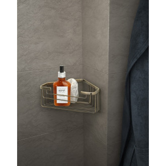 SMART rohová police do sprchy, 200x80x151mm, bronz 2483-44
