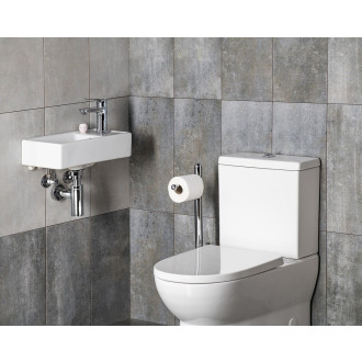 MINOS keramické umývátko 40x22cm, baterie vpravo, bílá 4059