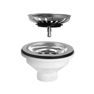 Dřezová výpust 6/4", nerez 155.121.0