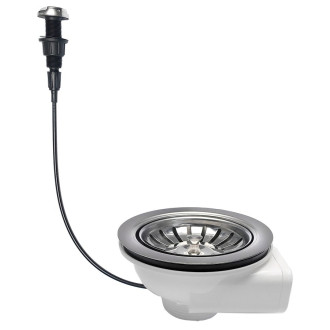 Dřezová výpust 6/4", s ovládáním, nerez 155.122.0