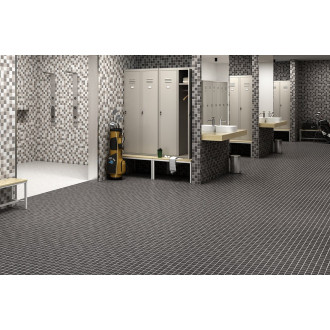 DOVER mozaika Black 30,6x30,6 INT067