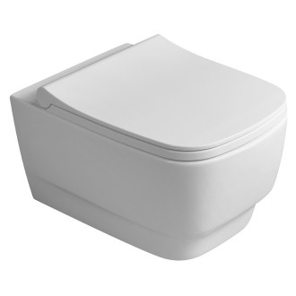 BELLO závěsná WC mísa, Rimless, 35,5x53cm, bílá 100214