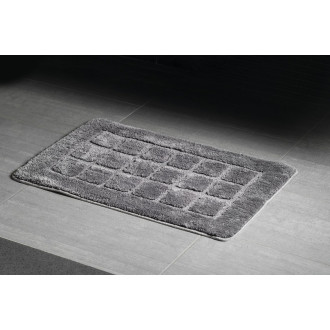 DELHI Koupelnová předložka 50x80cm s protiskluzem, 100% polyester, tmavě šedá 1712300