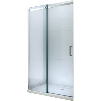 MEXEN OMEGA sprchové dveře 140x190 cm 8 mm chrom-čiré 825-140-000-01-00