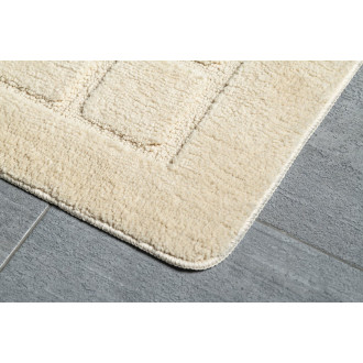 DELHI Koupelnová předložka 50x80cm s protiskluzem, 100% polyester, béžová 1712311