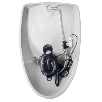 DYNASTY urinál s automatickým splachovačem 6V DC, 39x58 cm 10SZ92001-SENSOR