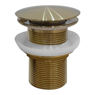 AURUM umyvadlová výpust 5/4“, click-clack, zlato mat ND-AU200