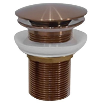 AURUM umyvadlová výpust  5/4“, click-clack, měď mat ND-AU300