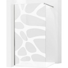 MEXEN KIOTO sprchová stěna walk-in 110x200 cm 8mm bílý vzor - 2, 800-110-000-00-97